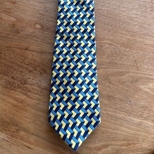 Turnbull & Asser Geometric Tie - British Elegance
